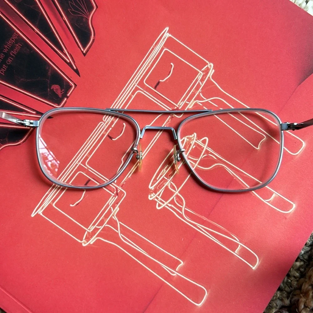 American Optical | ‘Original Pilot’ Silver Grey Vintage 6 1/2